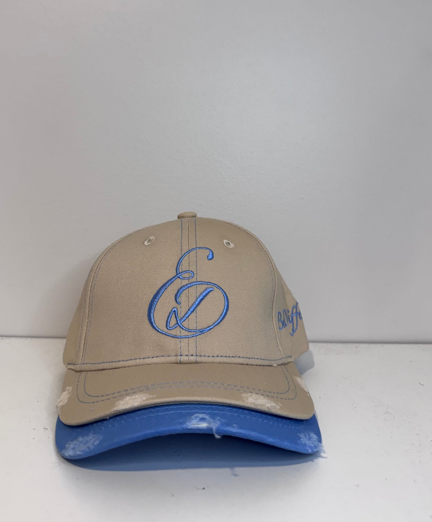 Blue/beige / "Blue Lagoon"- Double
Brim Hat