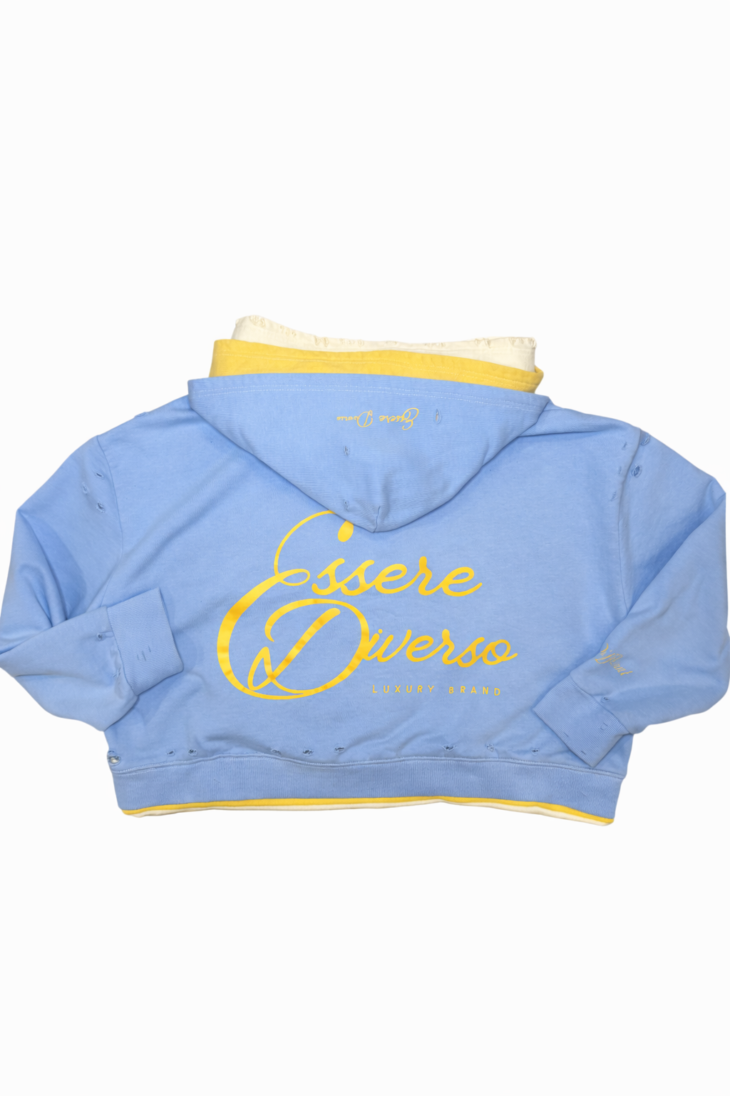 "Blue Lagoon" Triple-Layered Hoodie