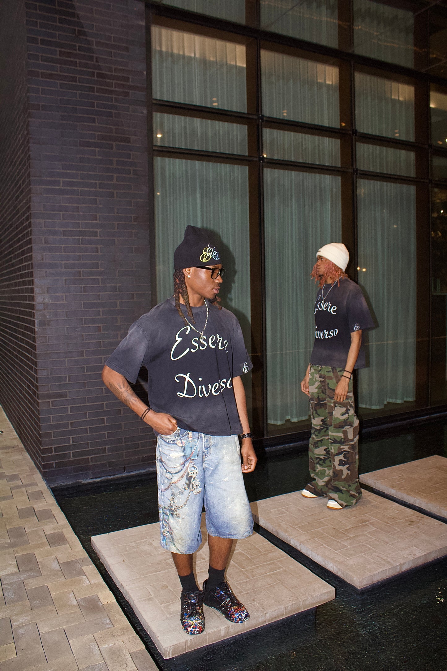 “Shadow”- Rhinestone Tee
